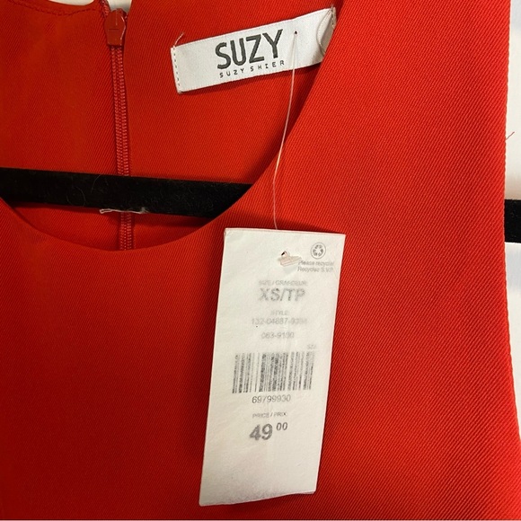 ⚪️ NWT Suzy shier a line mini dress - Picture 6 of 8